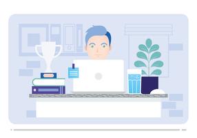 Vector Office Character Illustration