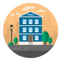 Police Station vector