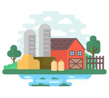 Farm Landscape vector