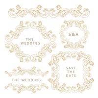 Wedding Element Collection vector