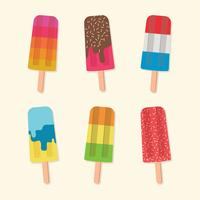 Summer Popsicles vector