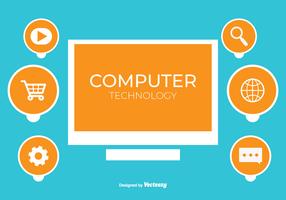 Computing Technology Vector Background