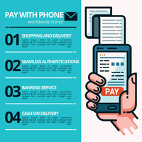 Pay With Phone vector