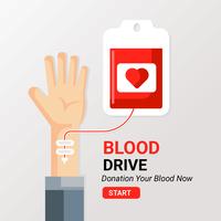 Blood Drive Illustration vector