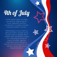 vector 4th of july design