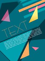 abstract brochure design vector