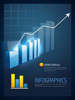 plantilla de infografía de negocios vector