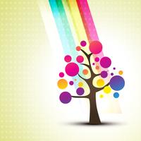 colorful tree vector