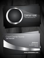 stylish business card design vector