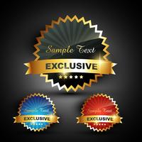 excluxive label vector