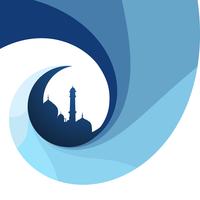 creative islamic design background vector