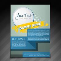 abstract brochure design vector