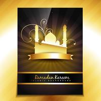 shiny golden template vector