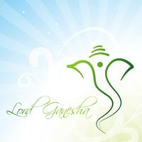 artistic lord ganesha vector