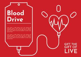 Blood Drive Campaign Vector