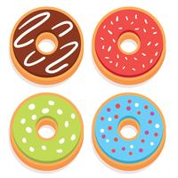 Flat Donuts Vector