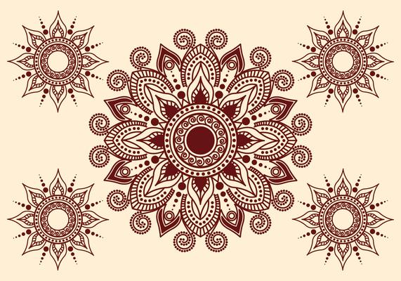 Henna Art Vector