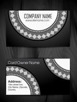 artistic business card design vector