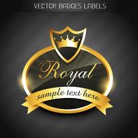 royal label vector