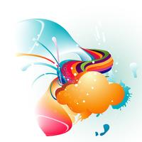 Abstract Cloud vector