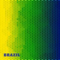 Ilustración de la bandera de Brasil vector