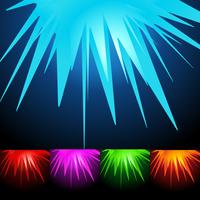 abstract shape background set vector