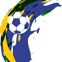 abstract vector football design