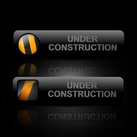 vector dark under construction design art