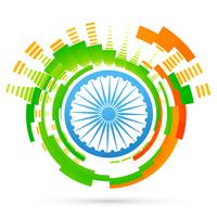 diseño creativo de la bandera india