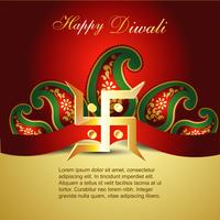 diwali festival background vector