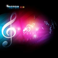 vector beautiful music background