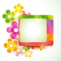 colorful flower vector
