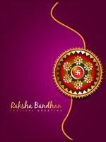 raksha bandhan festival background vector