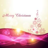 beautiful christmas tree vector