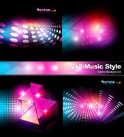 music style background vector