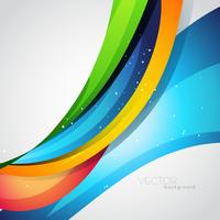 abstract colorful wave vector