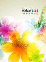 abstract flower vector