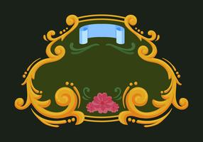 Fileteado Frame Vector