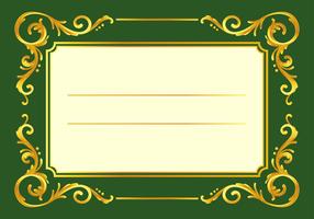 Fileteado Frame Template Vector