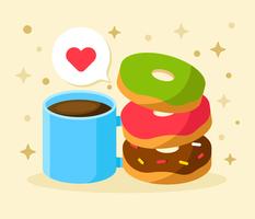 Ilustración de Vector de Donuts