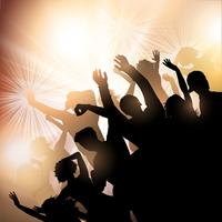 Party crowd vector