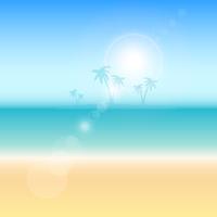 Summer themed background vector