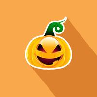 Fondo de calabaza de Halloween vector