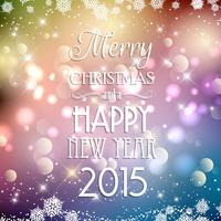 Decorative Christmas and New Year background  vector