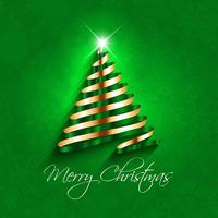 Abstract Christmas tree background  vector