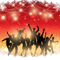 Christmas party background vector