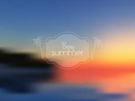 Abstract summer background  vector