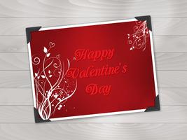 Valentines Day photo background  vector