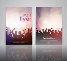 Party flyer design  vector