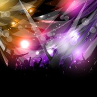 Party crowd background vector
